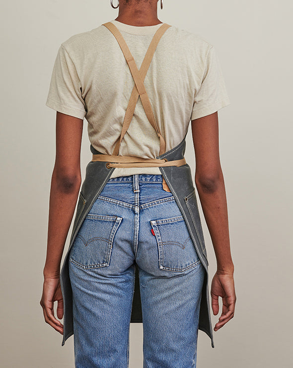 Workshop Apron w/ Cross-Back Ties | ARTIFACT - Made in USA