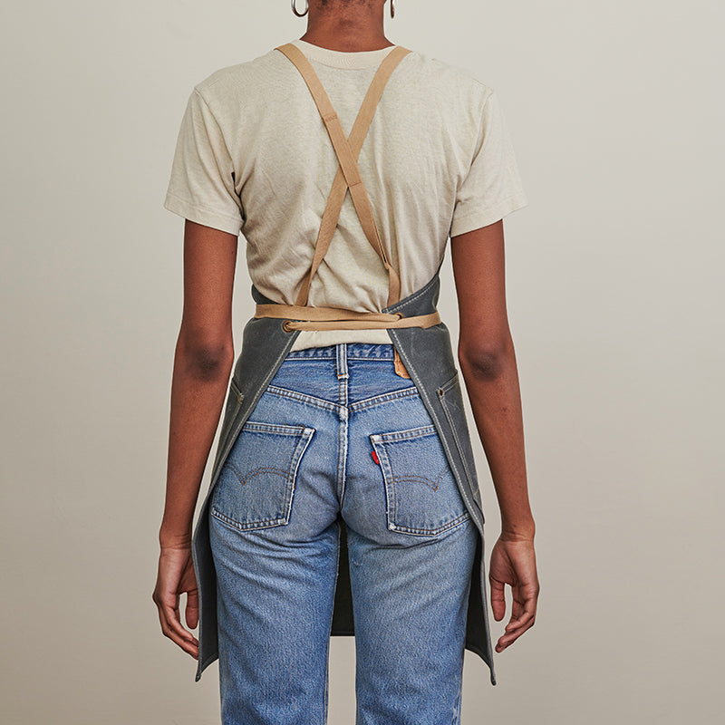 Workshop Apron w/ Cross-Back Cotton Ties | ARTIFACT | Made in USA