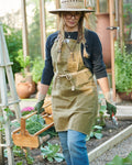 Waxed Canvas Garden Apron