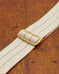 Guitar Strap in Woven Cotton & Leather