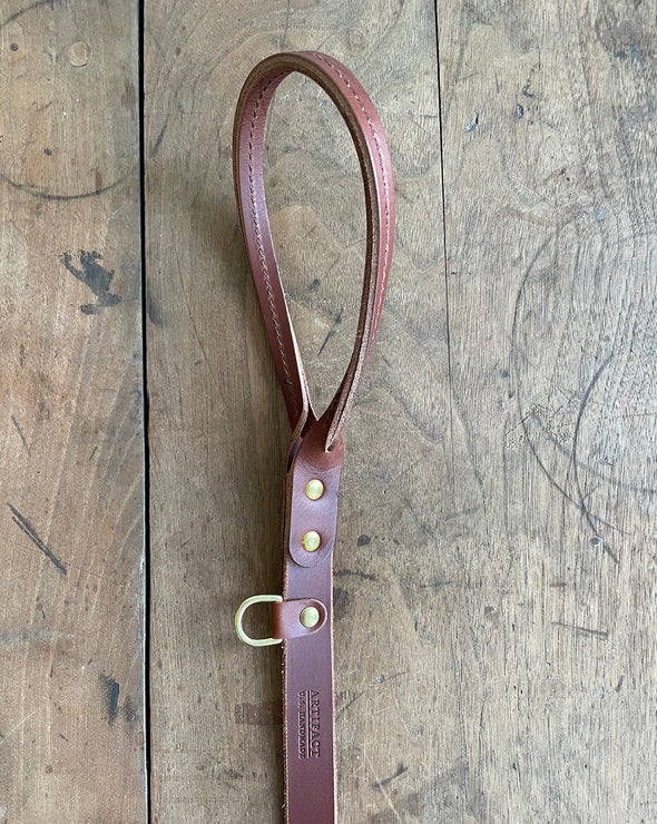 Leather Dog Leash ARTIFACT Handmade in Omaha NE