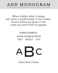 Personalize w/ Optional Monogram
